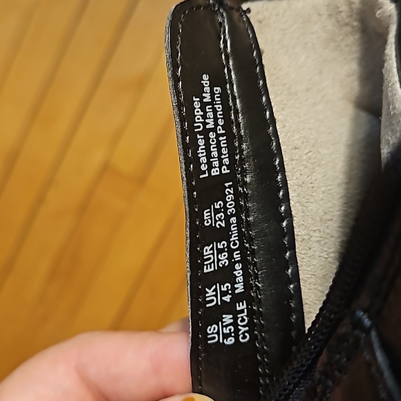 Naturalizer Cassini Ankle Boots Booties Women’s Leather Black Comfort Shoes - Picture 3 of 8